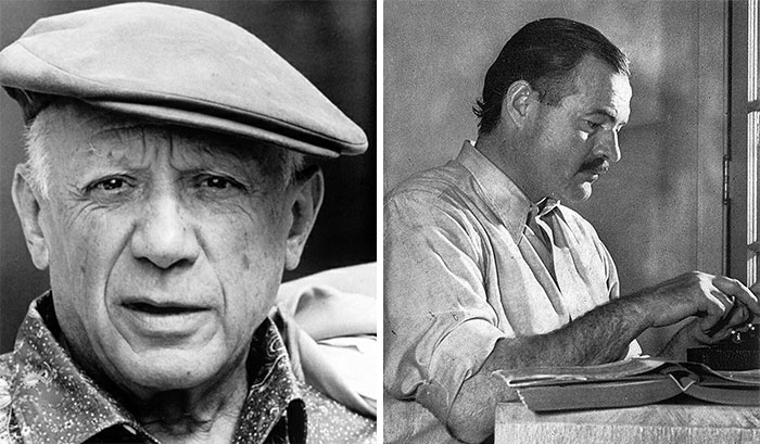 Black and white portrait of a man in a flat cap, representing romanticized historical figures
