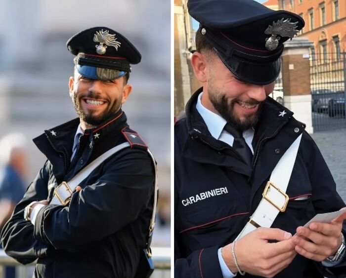 This Photographer Surprised 25 Police Officers And Soldiers By Handing Them Free Portraits He Had Just Taken