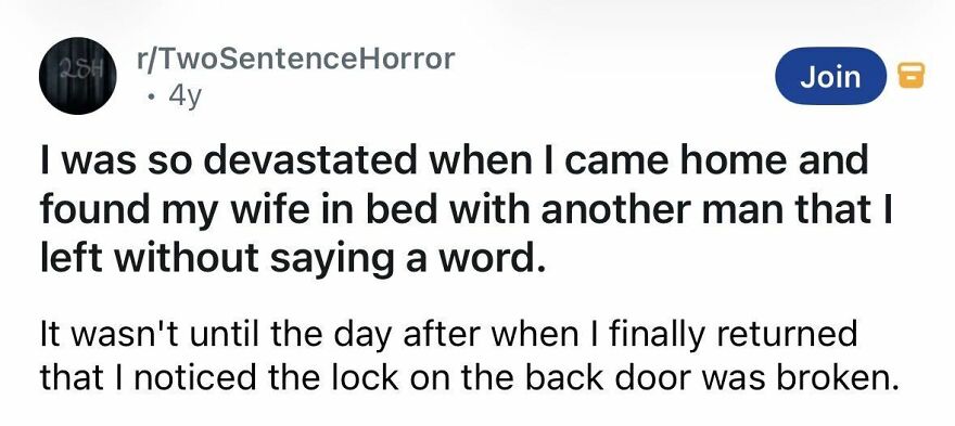 Spine-chilling story of betrayal found in a short horror tale