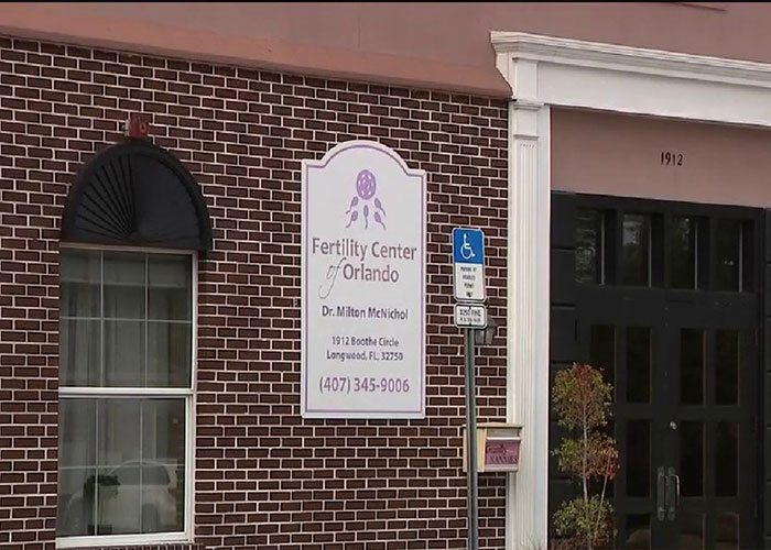 The exterior of the Fertility Center of Orlando, where an IVF mix-up led to a couple giving birth to the wrong baby. The exterior of the Fertility Center of Orlando, where an IVF mix-up led to a couple giving birth to the wrong baby.