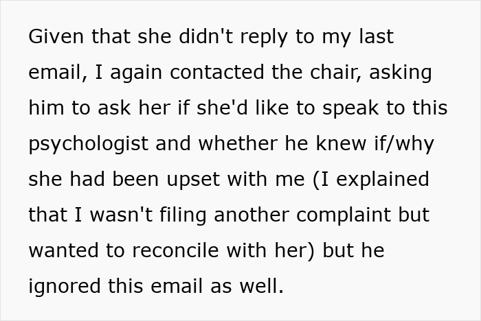 37YO's Obsession With Professor Takes A Creepy Turn As She Reports Her For Her "Curt" Email