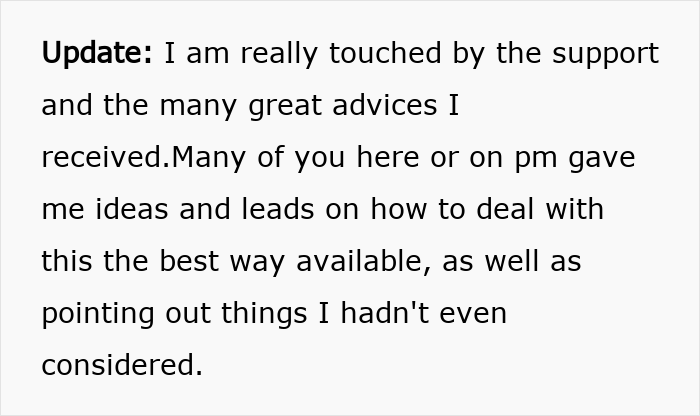 Woman appreciates support and advice about elaborate wedding dress dilemma
