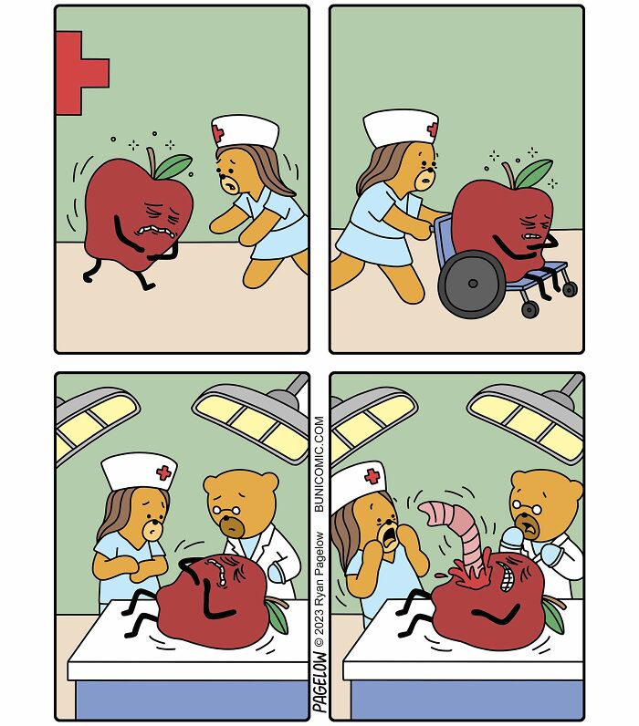 These Bear Characters Star In Hilariously Twisted Comics That Turn Everyday Logic Completely Upside Down (40 Pics)