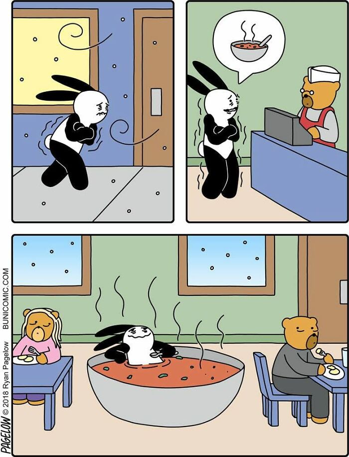 These Bear Characters Star In Hilariously Twisted Comics That Turn Everyday Logic Completely Upside Down (40 Pics)