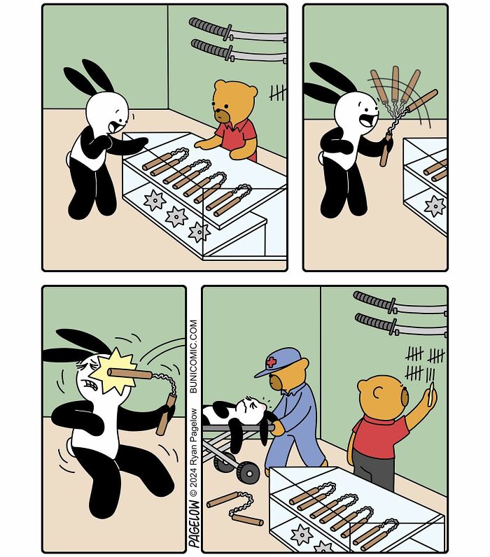 These Bear Characters Star In Hilariously Twisted Comics That Turn Everyday Logic Completely Upside Down (40 Pics)