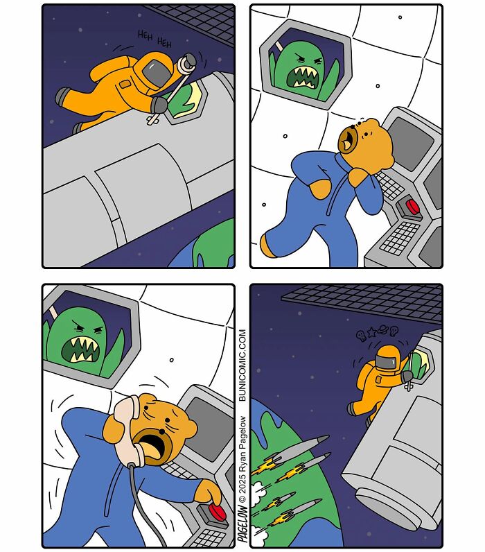 These Bear Characters Star In Hilariously Twisted Comics That Turn Everyday Logic Completely Upside Down (40 Pics)