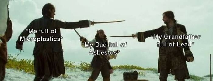 Pirates of the Caribbean meme comparing generations, a great meme to send your friends.