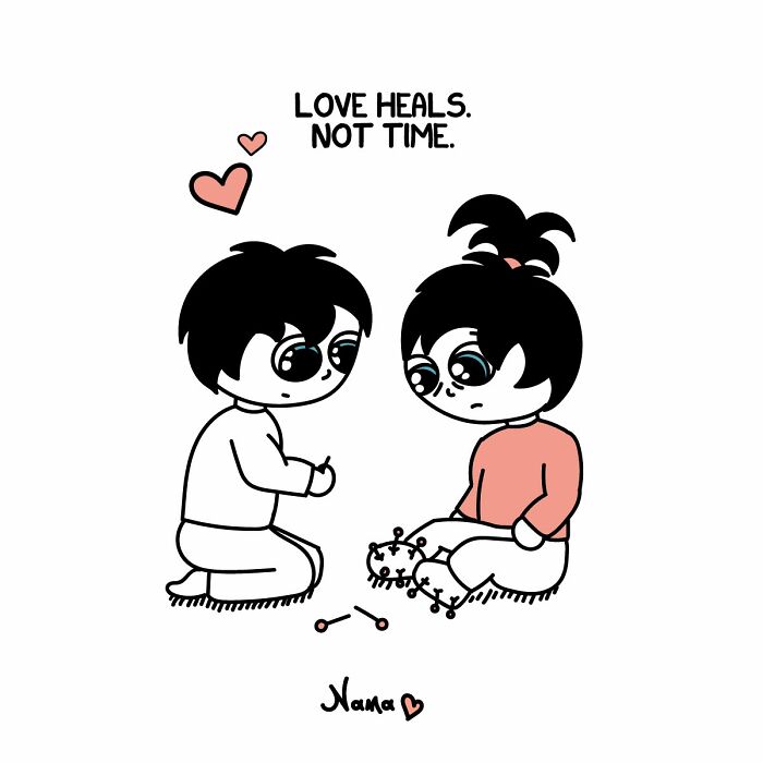 This Belgian Artist Turned Her Darkest Chapter Into Heartwarming Comics That Remind People They’re Never Alone (60 Pics)