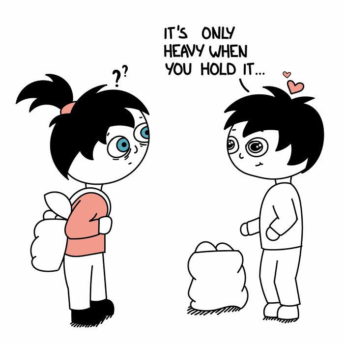 This Belgian Artist Turned Her Darkest Chapter Into Heartwarming Comics That Remind People They’re Never Alone (60 Pics)
