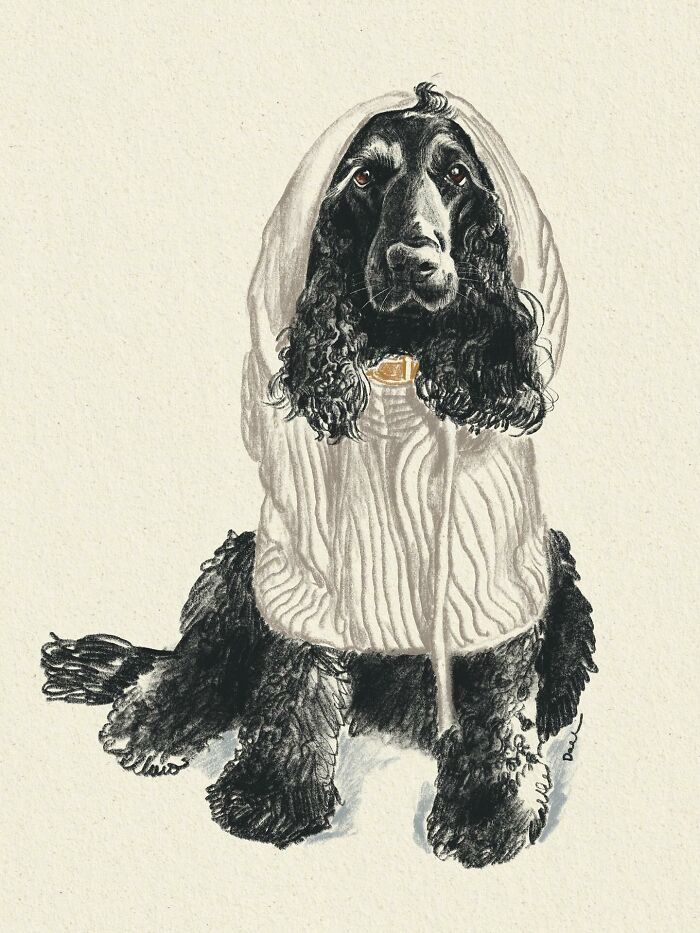 This Artist Draws Dog Portraits That Perfectly Capture Each Pet’s Personality (76 Pics)