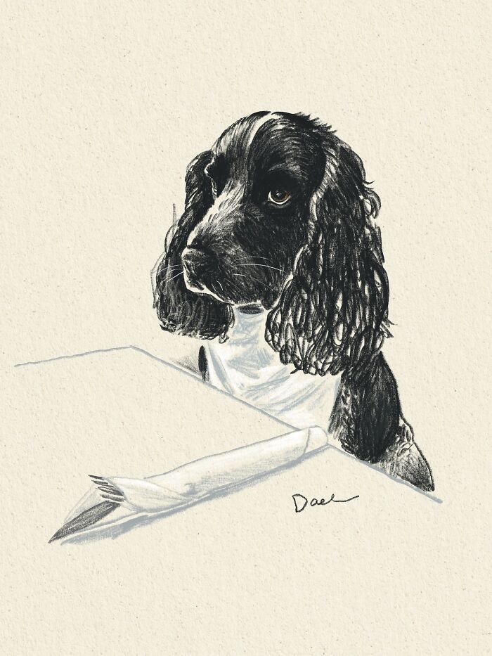 This Artist Draws Dog Portraits That Perfectly Capture Each Pet’s Personality (76 Pics)