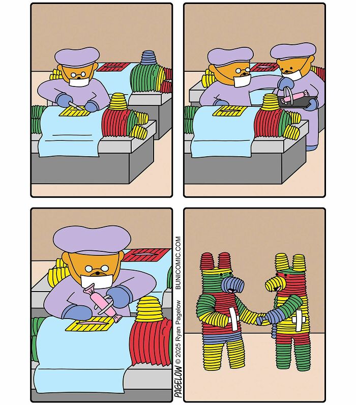 These Bear Characters Star In Hilariously Twisted Comics That Turn Everyday Logic Completely Upside Down (40 Pics)