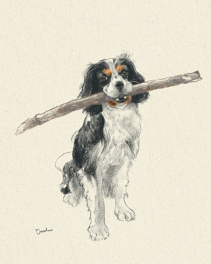This Artist Draws Dog Portraits That Perfectly Capture Each Pet’s Personality (76 Pics)