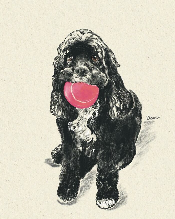 This Artist Draws Dog Portraits That Perfectly Capture Each Pet’s Personality (76 Pics)