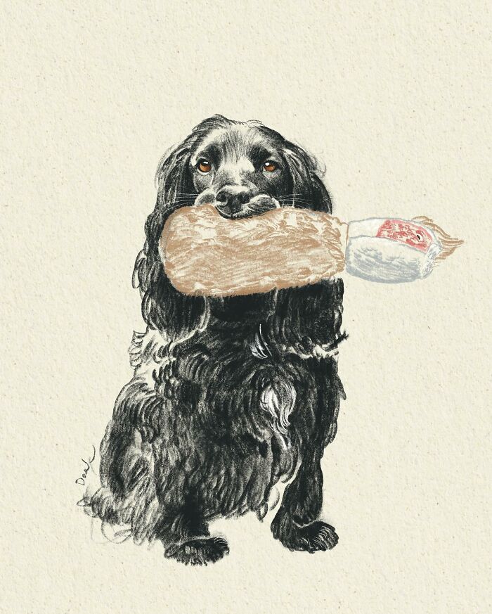 This Artist Draws Dog Portraits That Perfectly Capture Each Pet’s Personality (76 Pics)