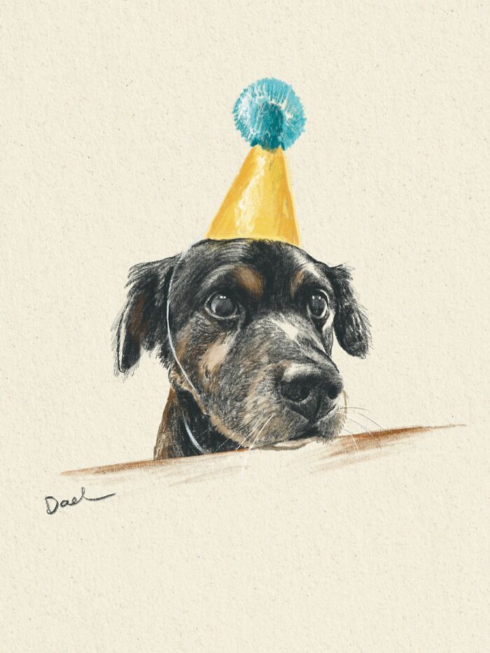 This Artist Draws Dog Portraits That Perfectly Capture Each Pet’s Personality (76 Pics)