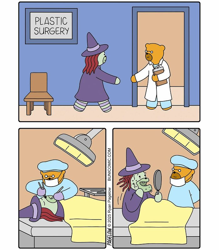 These Bear Characters Star In Hilariously Twisted Comics That Turn Everyday Logic Completely Upside Down (40 Pics)