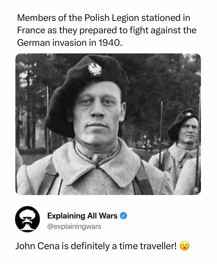 Polish Legion members in France prepare for the German invasion of 1940, showcasing history explaining all wars.