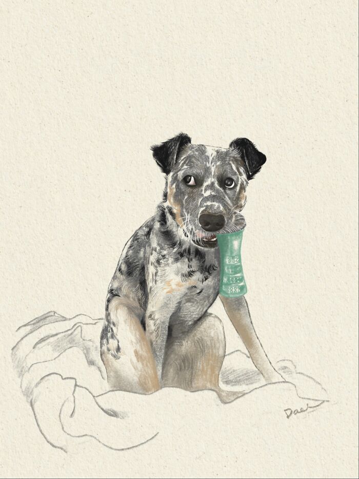 This Artist Draws Dog Portraits That Perfectly Capture Each Pet’s Personality (76 Pics)