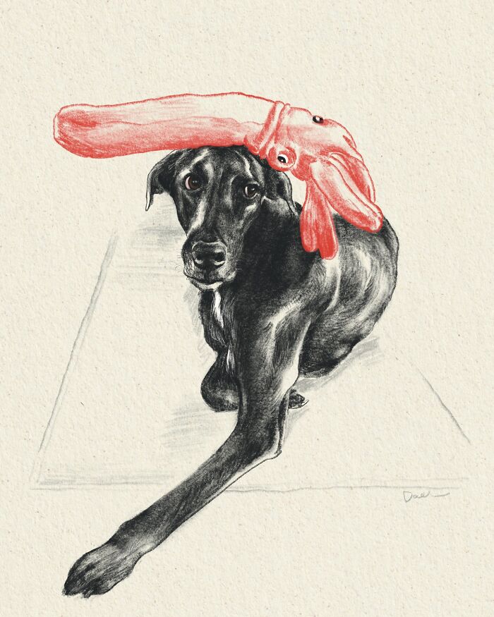 This Artist Draws Dog Portraits That Perfectly Capture Each Pet’s Personality (76 Pics)