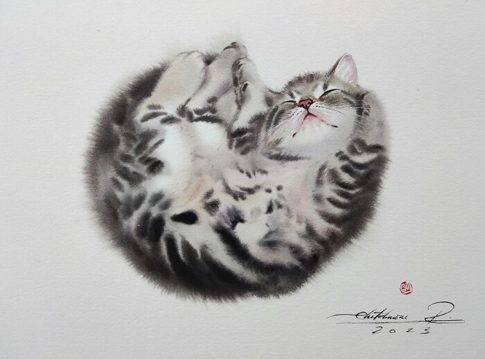 Cat Paintings