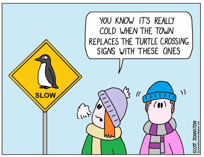 These Single-Panel Comics By Scott Johnston Deliver The Perfect Mix Of Clever Humor And Everyday Absurdity (50 New Pics)