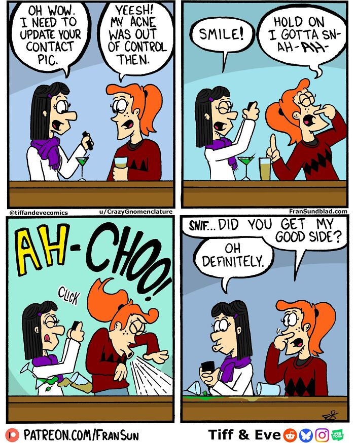 Dating, Art, Work, And Everyday Chaos: 40 Hilariously Relatable Comics By Tiff & Eve