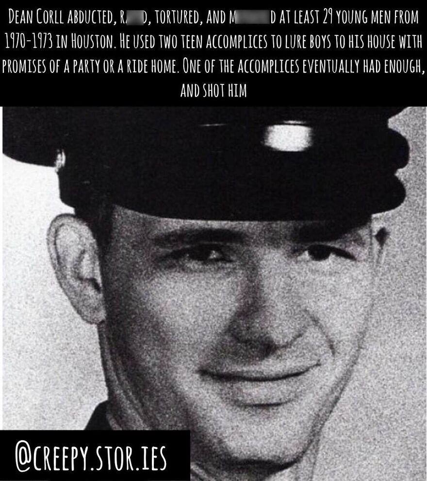 Dean Corll, a terrifying figure, kept people awake at night with his horror stories.