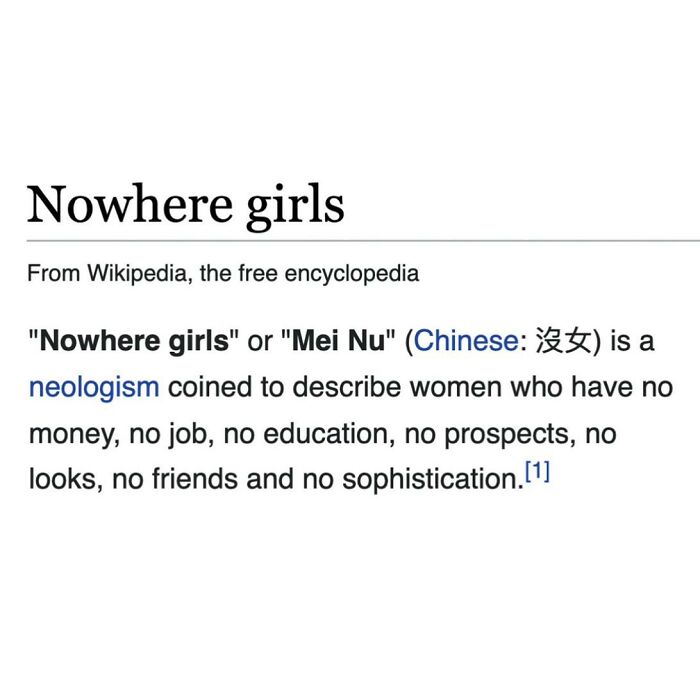 Nowhere girls term describing women with no money job education prospects or friends