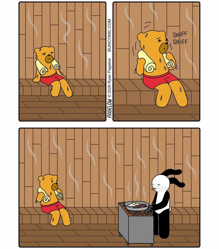 These Bear Characters Star In Hilariously Twisted Comics That Turn Everyday Logic Completely Upside Down (40 Pics)