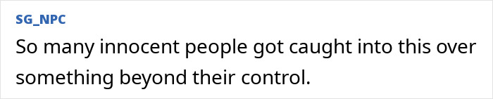 Screenshot of a comment about innocent people caught in the fake photos scheme by a classmate. Screenshot of a comment about innocent people caught in the fake photos scheme by a classmate.