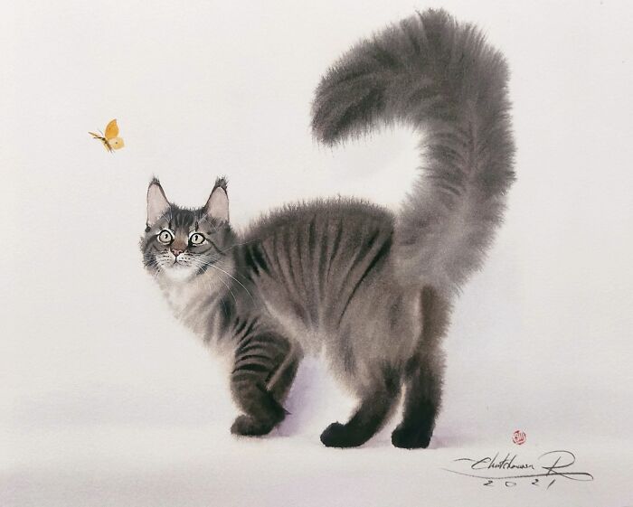Cat Paintings