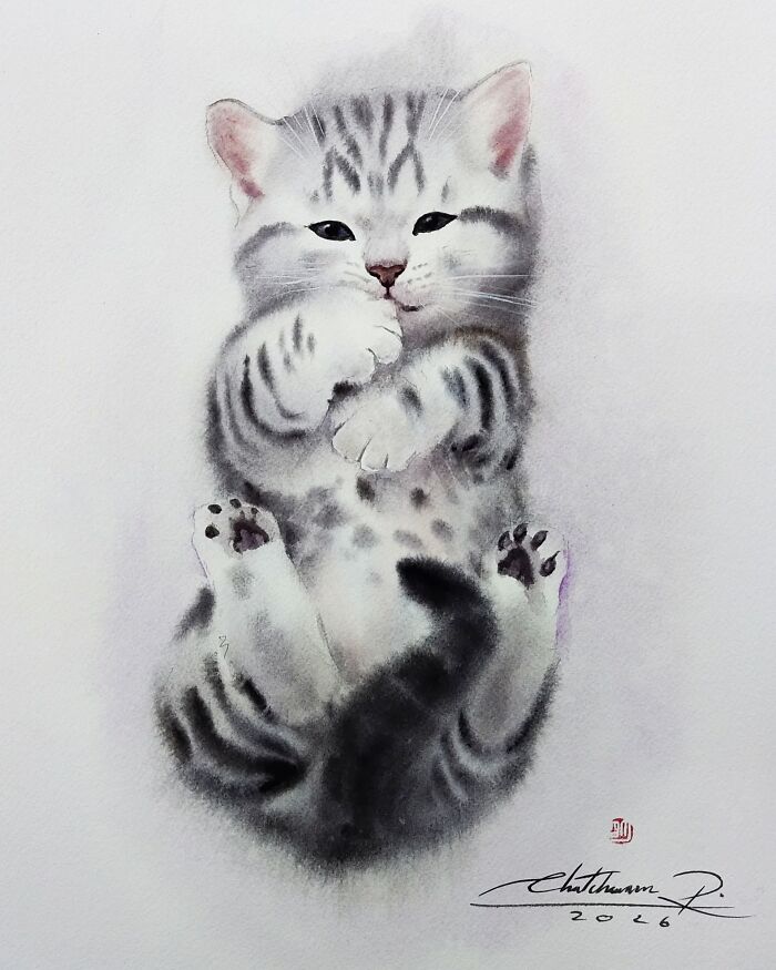 Cat Paintings