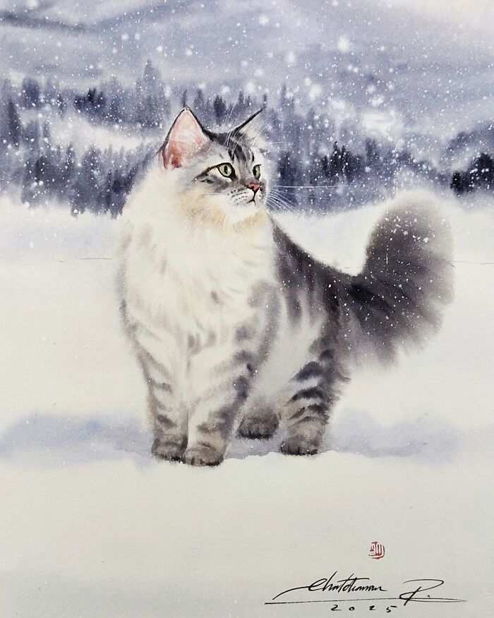 Cat Paintings