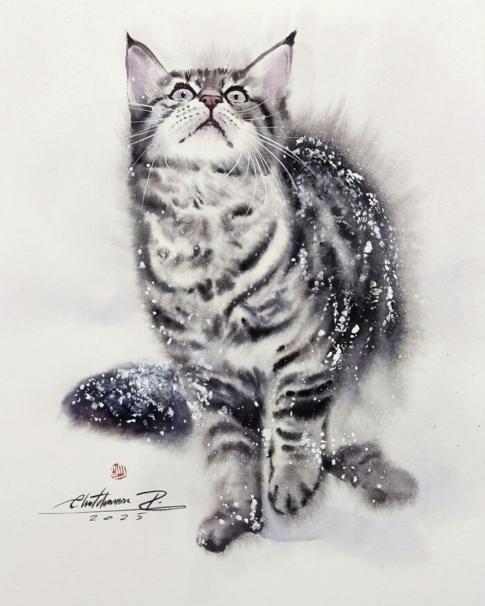 Cat Paintings