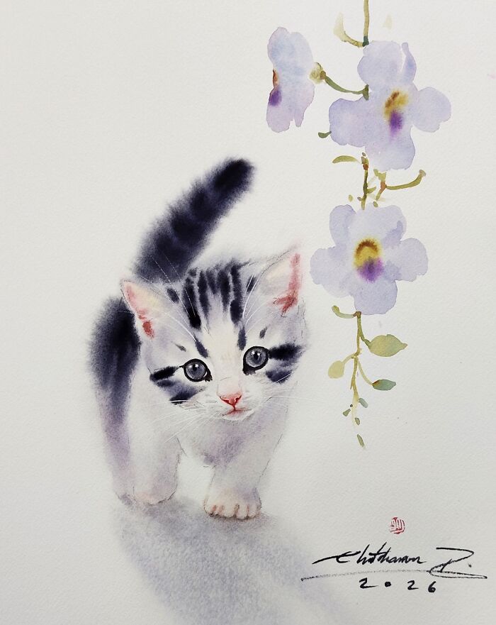 Cat Paintings