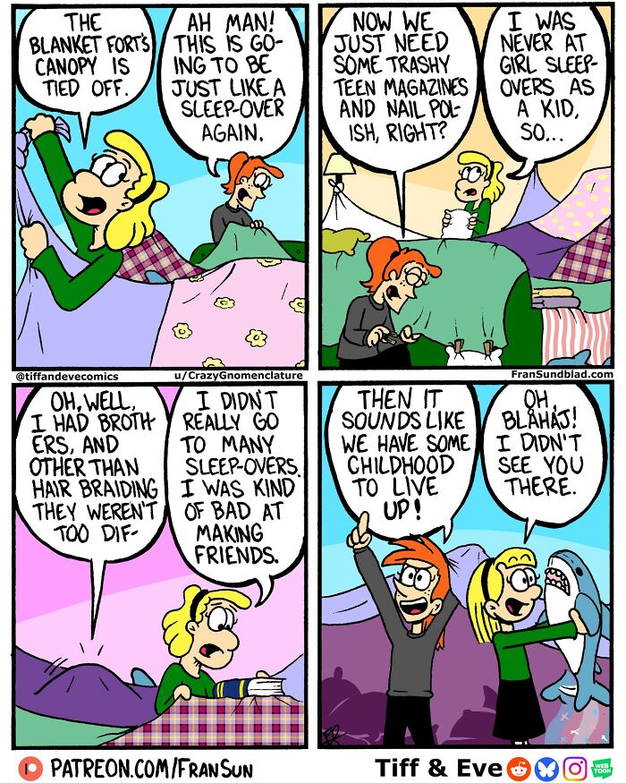Dating, Art, Work, And Everyday Chaos: 40 Hilariously Relatable Comics By Tiff & Eve