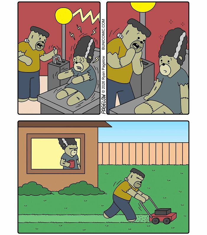 These Bear Characters Star In Hilariously Twisted Comics That Turn Everyday Logic Completely Upside Down (40 Pics)