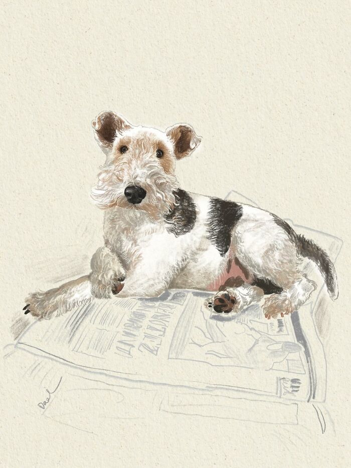This Artist Draws Dog Portraits That Perfectly Capture Each Pet’s Personality (76 Pics)