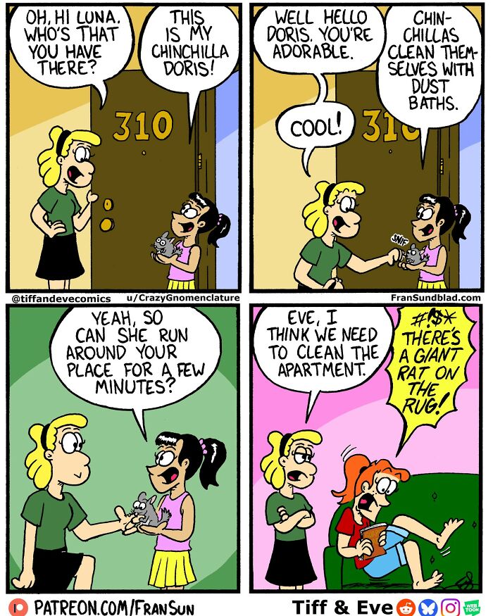 Dating, Art, Work, And Everyday Chaos: 40 Hilariously Relatable Comics By Tiff & Eve