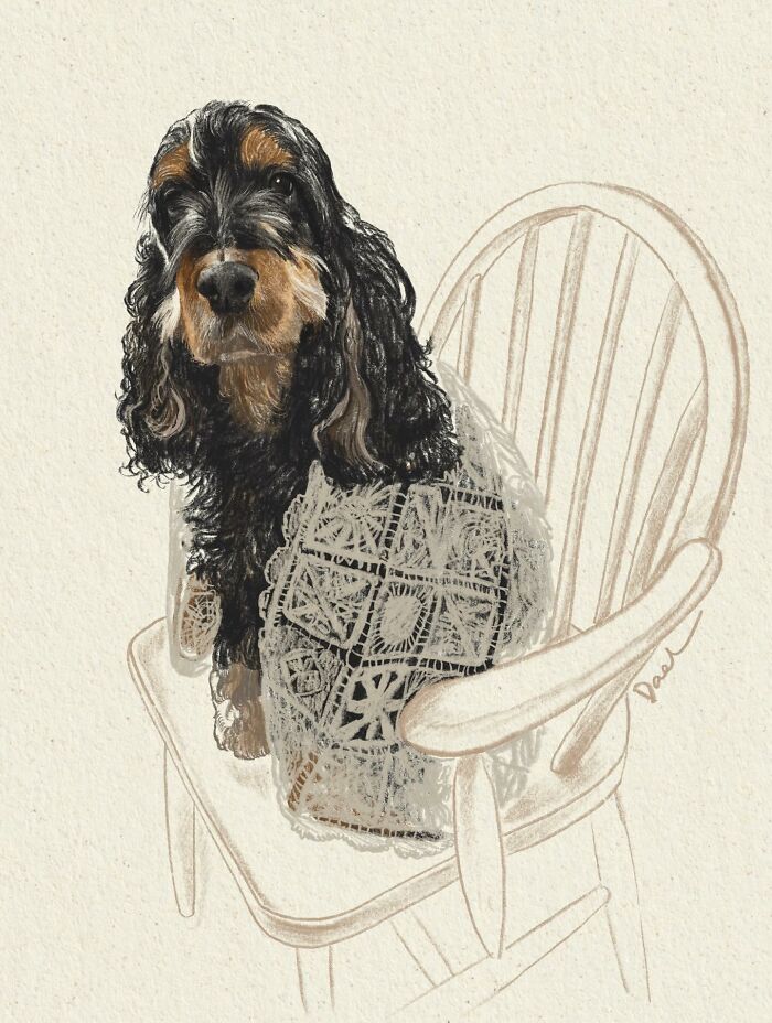 This Artist Draws Dog Portraits That Perfectly Capture Each Pet’s Personality (76 Pics)