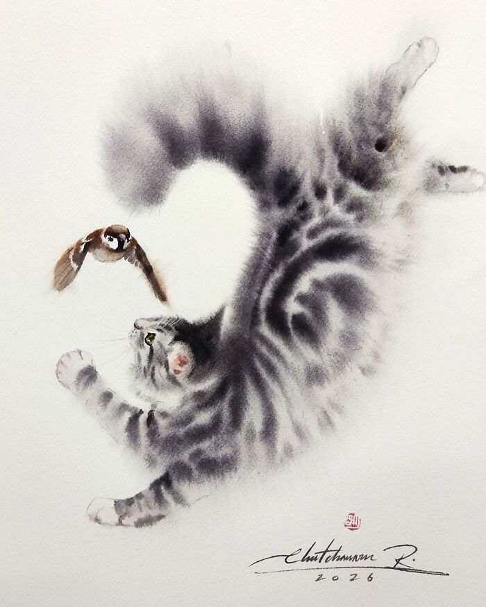 Cat Paintings