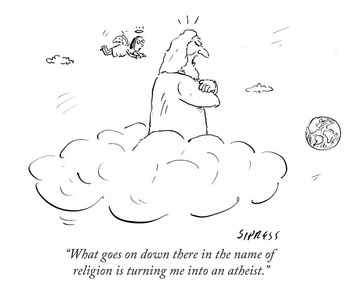 24 New Cartoons By David Sipress That Find The Humor In Life’s Most Awkward Conversations