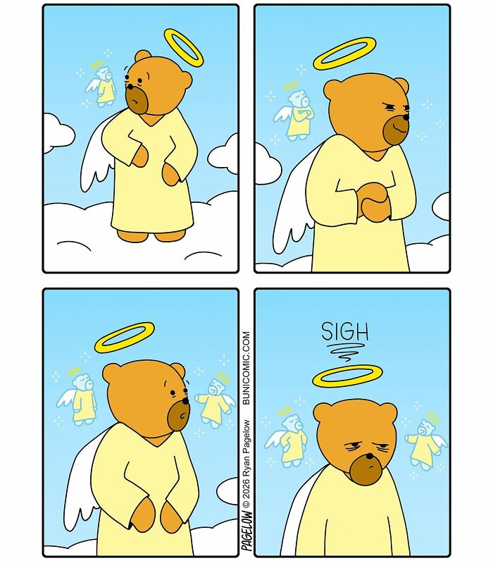 These Bear Characters Star In Hilariously Twisted Comics That Turn Everyday Logic Completely Upside Down (40 Pics)