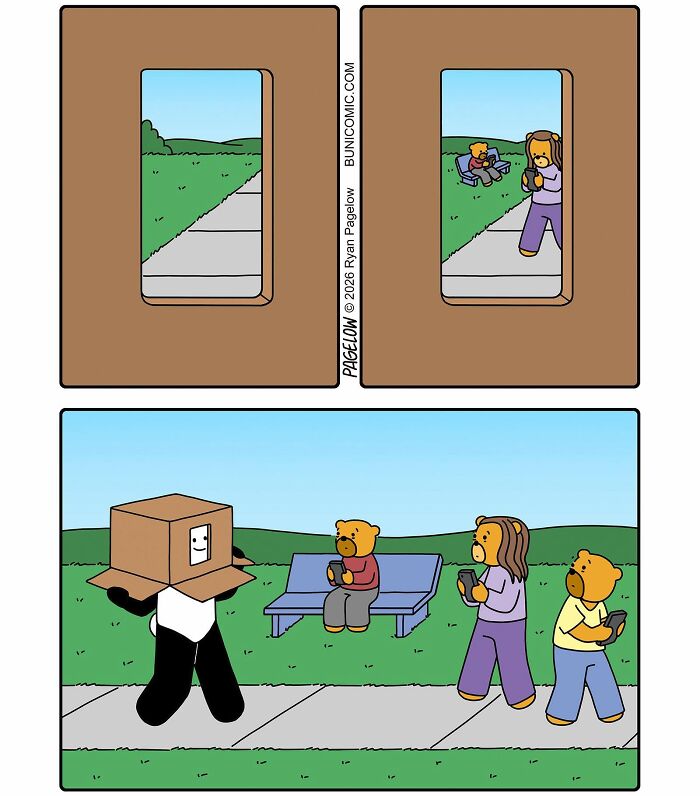 These Bear Characters Star In Hilariously Twisted Comics That Turn Everyday Logic Completely Upside Down (40 Pics)
