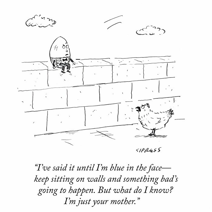 24 New Cartoons By David Sipress That Find The Humor In Life’s Most Awkward Conversations