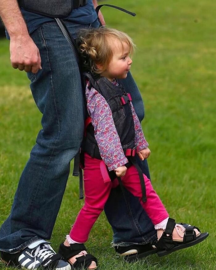 This Dad Designed Shoes To Give His Paralyzed Daughter The Sensation Of Walking
