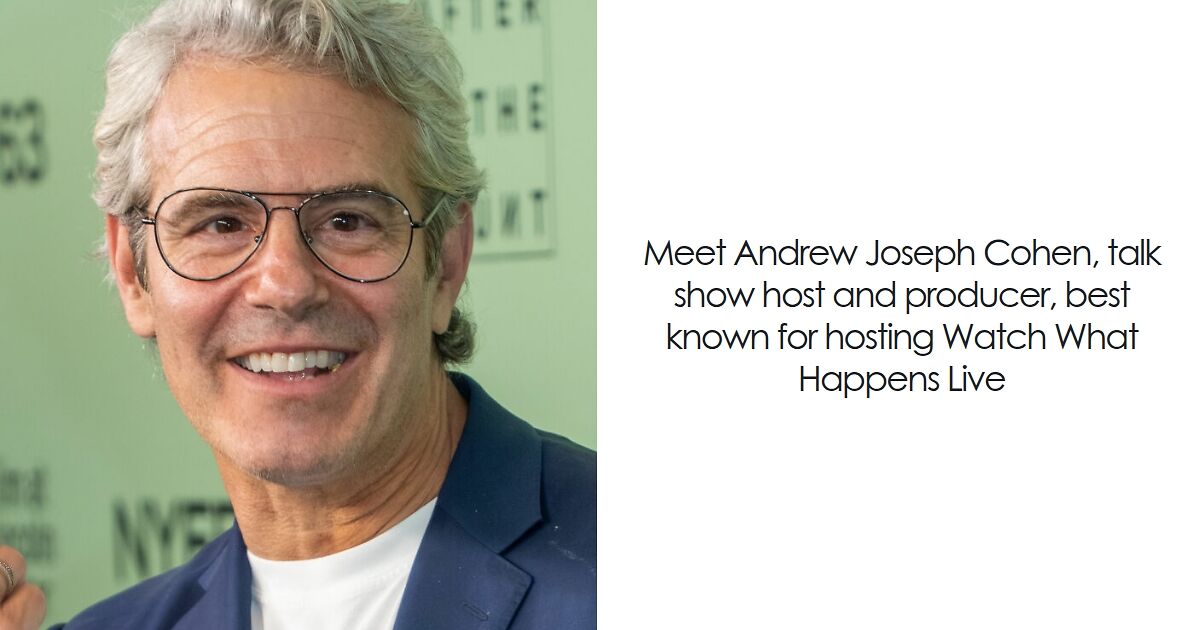 Andy Cohen: Bio And Career Highlights