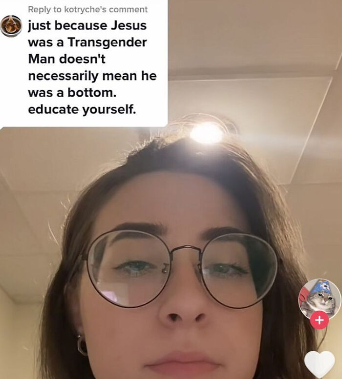 Funny screenshot about Jesus being a transgender man