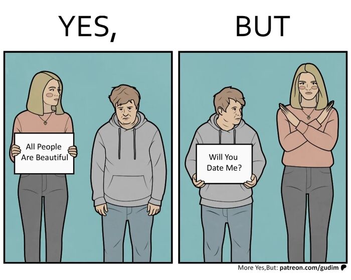 36 Brilliant “Yes, But” Comics By Anton Gudim That Expose The Contradictions Of Modern Life (New Pics)